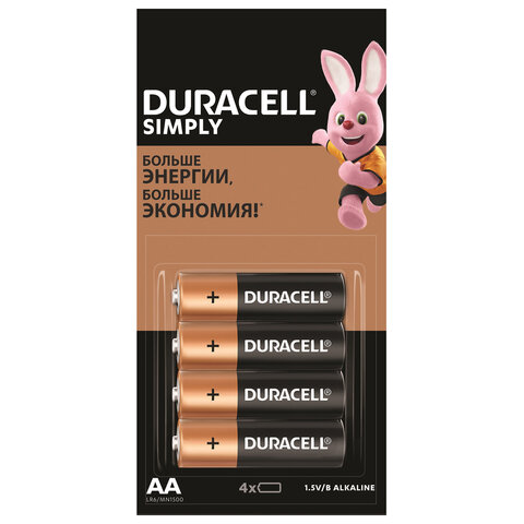  Duracell Simply AA 4  LR06 15  