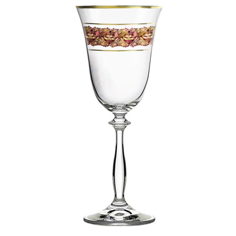 Набор бокалов для вина Bohemia Crystalex Анжела 250мл 6шт Набор бокалов для вина Bohemia Crystalex Анжела 250мл 6шт