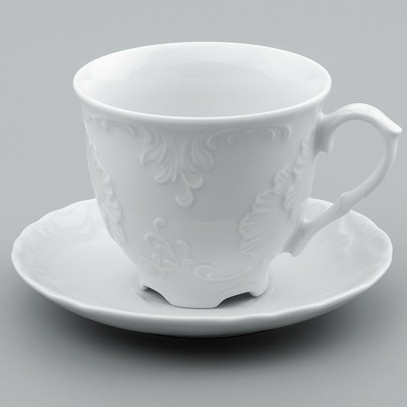 Кофейная пара Cmielow Rococo 170мл 12,5см без декора Кофейная пара Cmielow Rococo 170мл 12,5см без декора