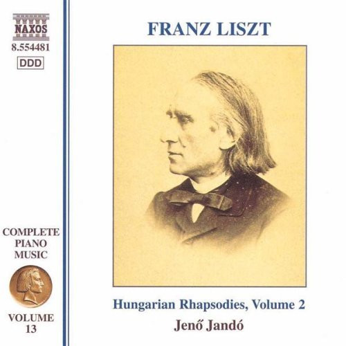 Franz Liszt, Jeno Jando 'Complete Piano Music Hungarian Rhapsodies Vol.2' CD/1999/Classical/Europe Franz Liszt, Jeno Jando 'Complete Piano Music Hungarian Rhapsodies Vol.2' CD/1999/Classical/Europe