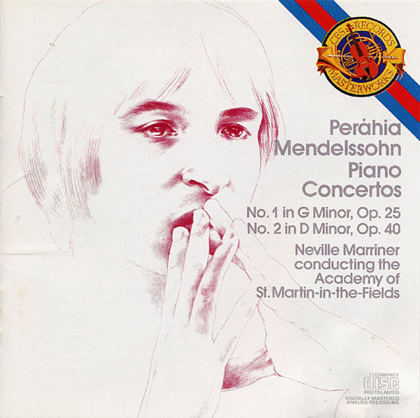 Murray Perahia, Felix Mendelssohn Piano Concertos No 1 & 2 CD/1987/Classical/Europe