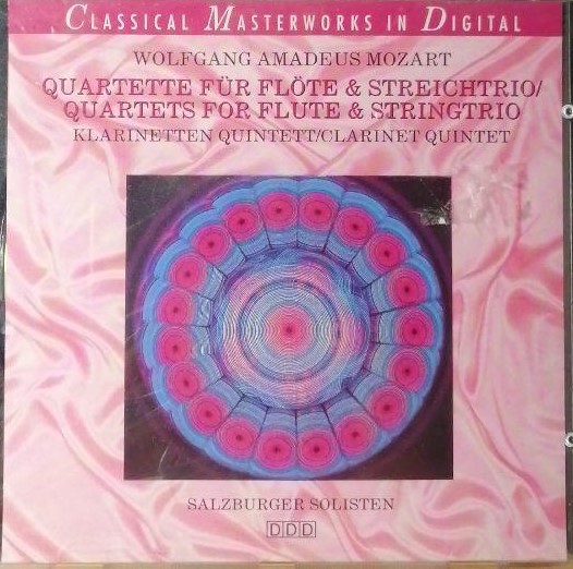 Wolfgang Amadeus Mozart 'Quartets For Flute And String Trio' CD/1991/Classical/Switzerland Wolfgang Amadeus Mozart 'Quartets For Flute And String Trio' CD/1991/Classical/Switzerland