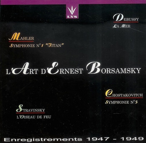 ������� ����������, �����������, Mahler, Debussy, Ernest Borsamsky 2CD/1998/Classical/France