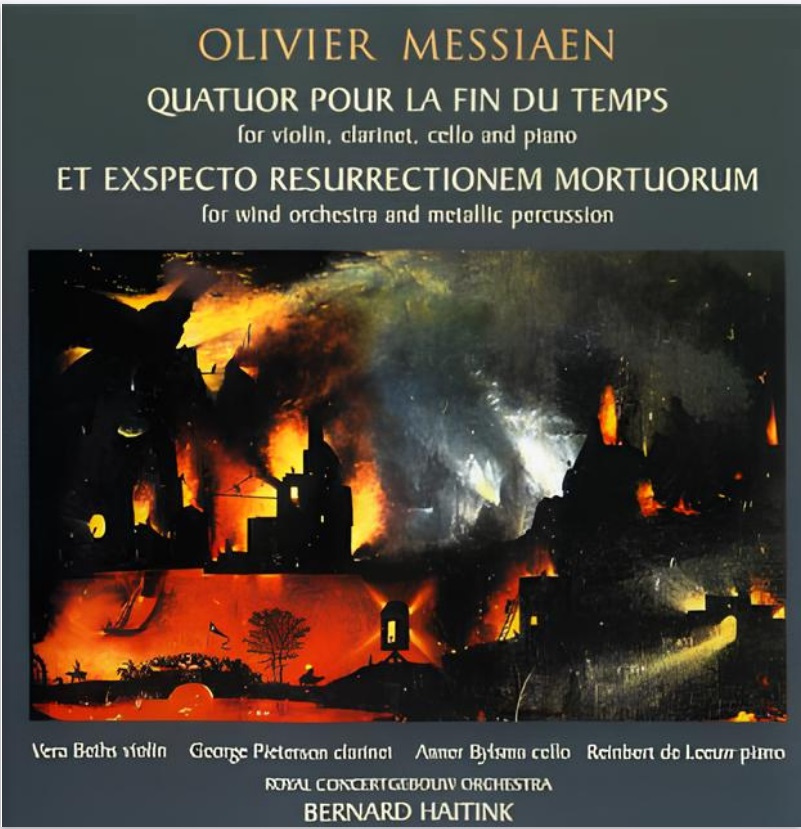 Olivier Messiaen Quatuor Pour La Fin Du Temps CD/2001/Classical/Russia