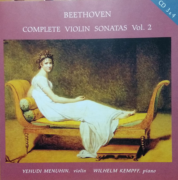 Ludwig van Beethoven Complete Violin Sonatas Vol.2, CD 3 & 4 2CD/1991/Classical/Russia