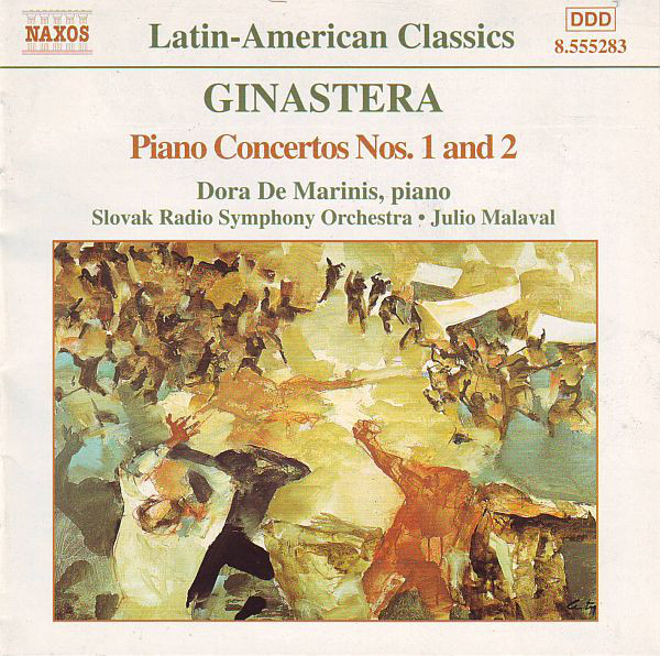 Alberto Ginastera, Dora De Marinis, Slovak'Piano Concertos Nos. 1 And 2' CD/2001/Classic/Europe Alberto Ginastera, Dora De Marinis, Slovak'Piano Concertos Nos. 1 And 2' CD/2001/Classic/Europe