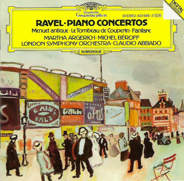 Maurice Ravel Piano Concertos, Menuet Antique, Le Tombeau De Couperin CD/1988/Classical/Europe