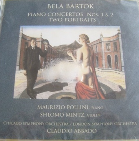 Bela Bartok, Maurizio Pollini 'Piano Concertos Nos 1 & 2 Two Portraits' CD/1979/1991/Classic/Russia Bela Bartok, Maurizio Pollini 'Piano Concertos Nos 1 & 2 Two Portraits' CD/1979/1991/Classic/Russia