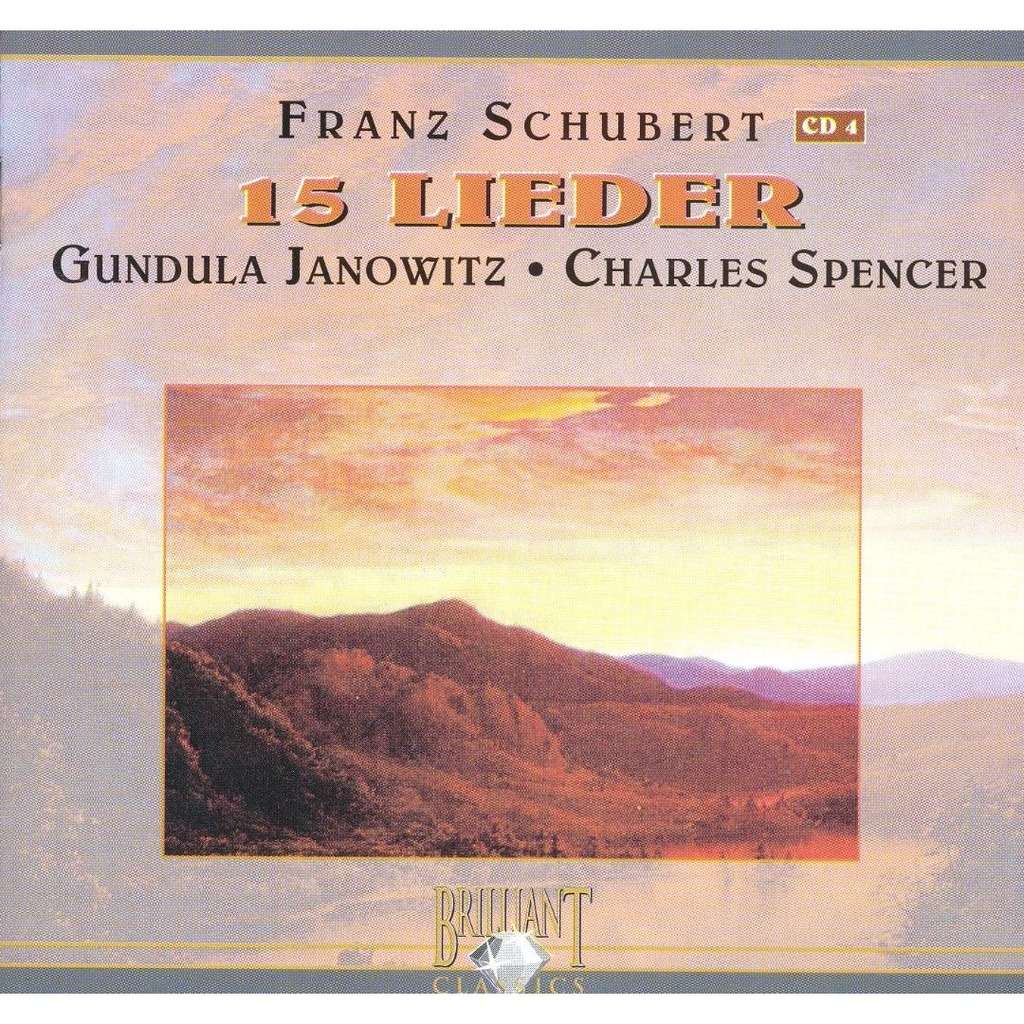 Franz Schubert, Gundula Janowitz, Charles Spencer 15 Lieder CD/2005/Opera/Europa