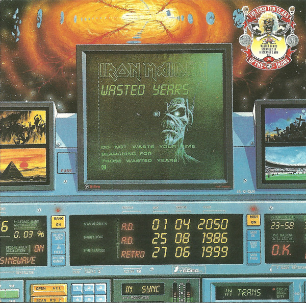 Iron Maiden 'Wasted Years · Stranger In A Strange Land' CD/1990/Heavy Metal/Italy Iron Maiden 'Wasted Years · Stranger In A Strange Land' CD/1990/Heavy Metal/Italy