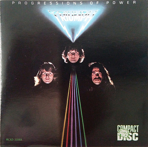 Triumph Progressions Of Power CD/1980/1987/Hard Rock/US