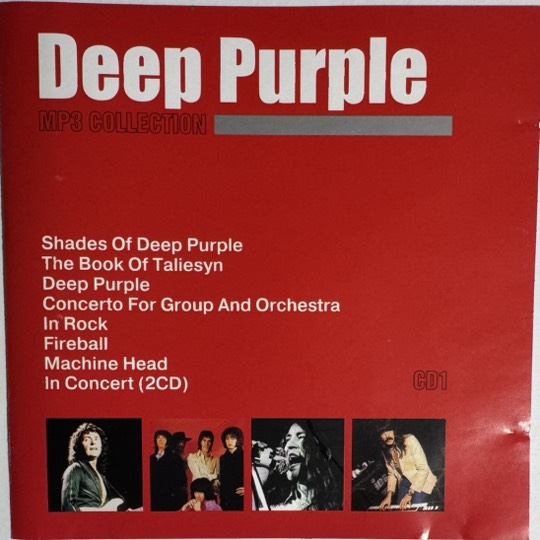 Deep Purple 'MP3 Collection CD1' CD MP3/2002/Hard Rock/Russia/Nm