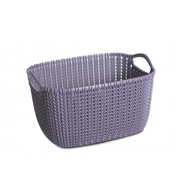 Корзина Curver Knit S 8л фиолетовая Корзина Curver Knit S 8л фиолетовая