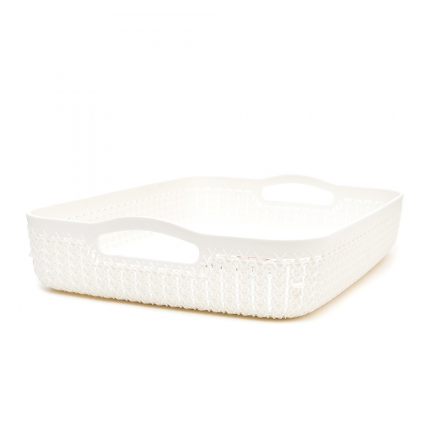 Лоток Curver Knit A4 4.5л белый Лоток Curver Knit A4 4.5л белый