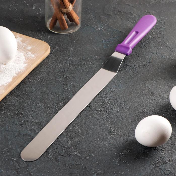 Лопатка Chef Pro 40 см палетка с пластиковой ручкой изогнутая Лопатка Chef Pro 40 см палетка с пластиковой ручкой изогнутая