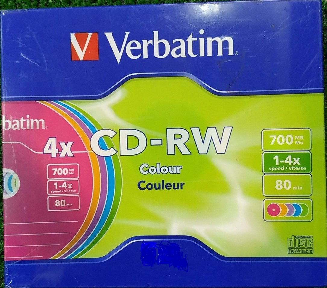 ���� Verbatim CD-RW 700Mb 4X Slim 80min