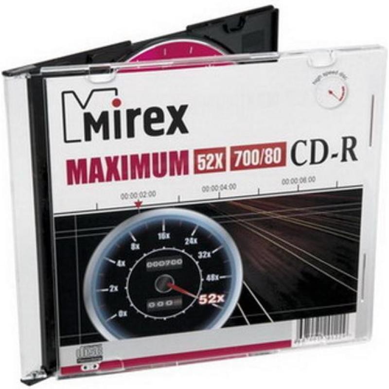 ���� Mirex CD-R 700Mb 52x Slim 80min Maximum