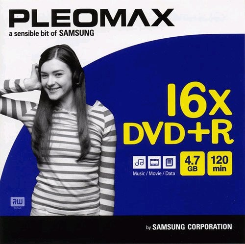 ���� Samsung Pleomax DVD+R 4.7Gb 16x Jevel 120min