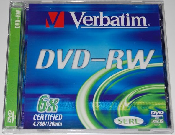 ���� Verbatim DVD-RW 4,7Gb 6x Jevel 120min 