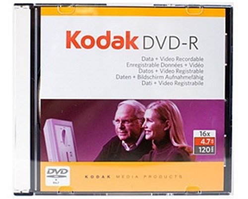  Kodak DVD-R 4,7Gb 16x Slim 120min