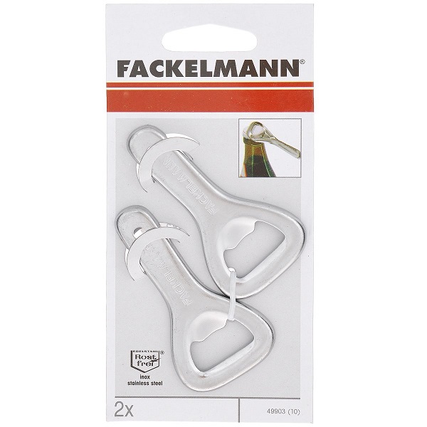 Открывалка Fackelmann для бутылок, 2шт, 8см Открывалка Fackelmann для бутылок, 2шт, 8см
