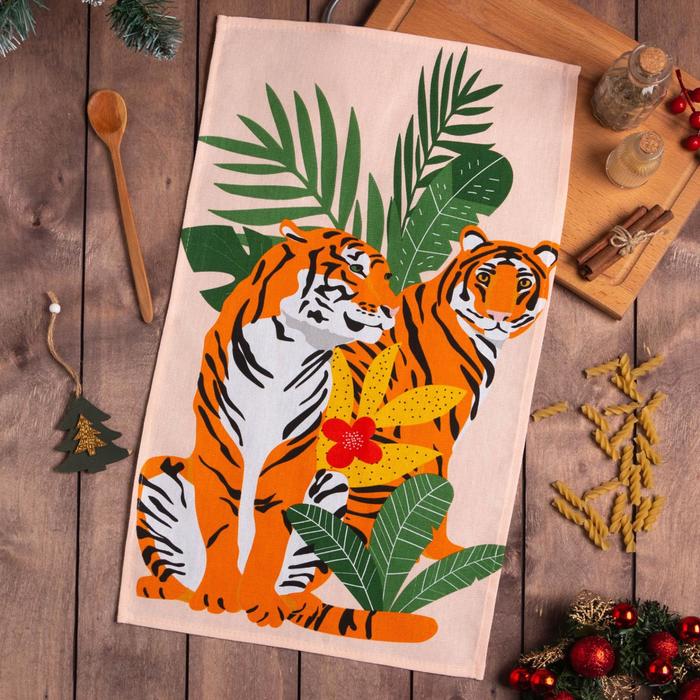 ��������� �������� ������ Family of tigers 35x60 �� 100% ������ 160 �/�2
