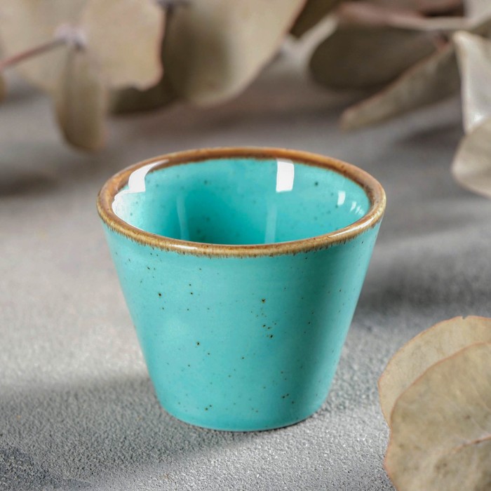 Соусник Porland Turquoise 50 мл d5,5 см конический бирюзовый Соусник Porland Turquoise 50 мл d5,5 см конический бирюзовый