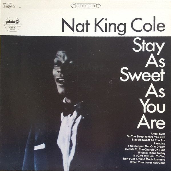 Nat King Cole Stay As Sweet As You Are LP/1967/Jazz/US/Nm