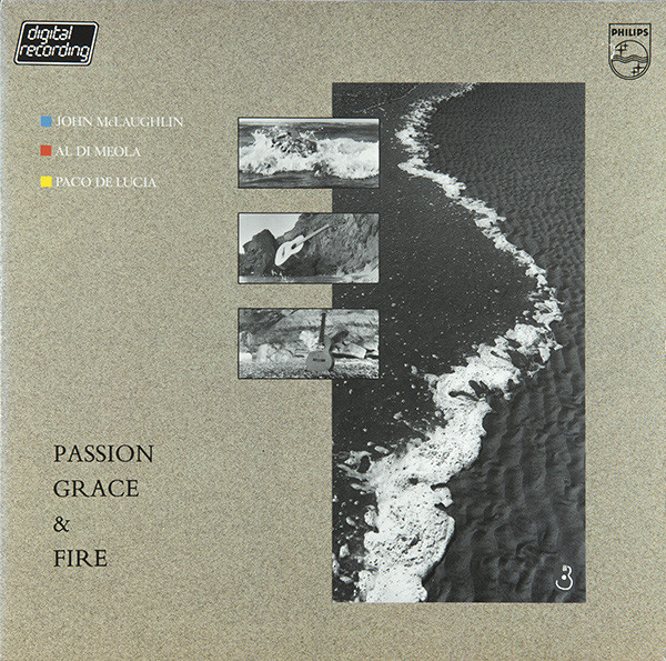 John McLaughlin, Al Di Meola, Paco De Lucia Passion, Grace & Fire LP/1983/Fusion/Holland/Nm