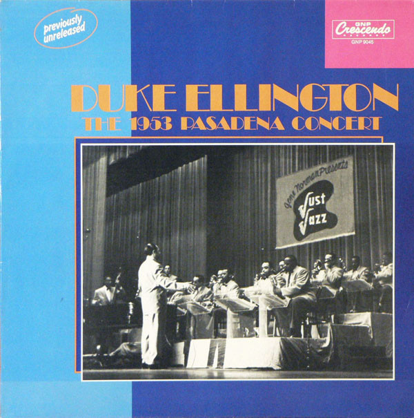 Duke Ellington The 1953 Pasadena Concert LP/1953/1985/Jazz/Poland/Nm
