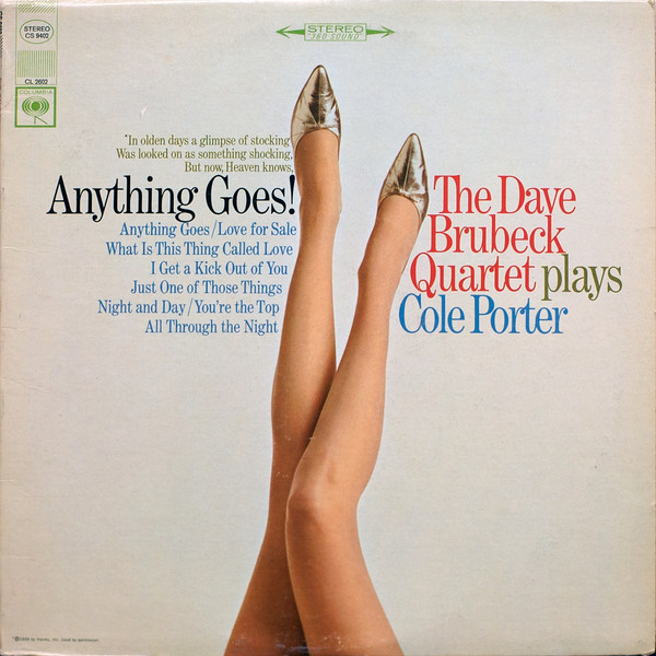 The Dave Brubeck Quartet Anything Goes! The Dave Brubeck Quartet Plays Por LP/1965/1971/Jazz/US/Nm