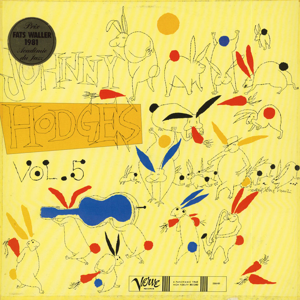 Johnny Hodges & His Orchestra 'The Rabbit's Work On Verve Vol. 5' LP/1981/Jazz/France/Nm Johnny Hodges & His Orchestra 'The Rabbit's Work On Verve Vol. 5' LP/1981/Jazz/France/Nm