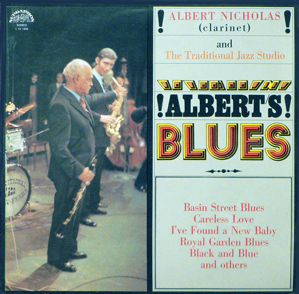 Albert Nicholas, The Traditional Jazz Studio 'Albert's Blues' LP/1974/Jazz/Czech/Nm Albert Nicholas, The Traditional Jazz Studio 'Albert's Blues' LP/1974/Jazz/Czech/Nm