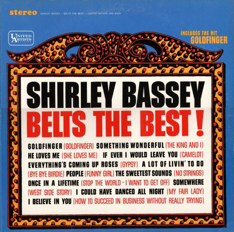 Shirley Bassey Shirley Bassey Belts The Best LP/1965/Jazz/US/Nm