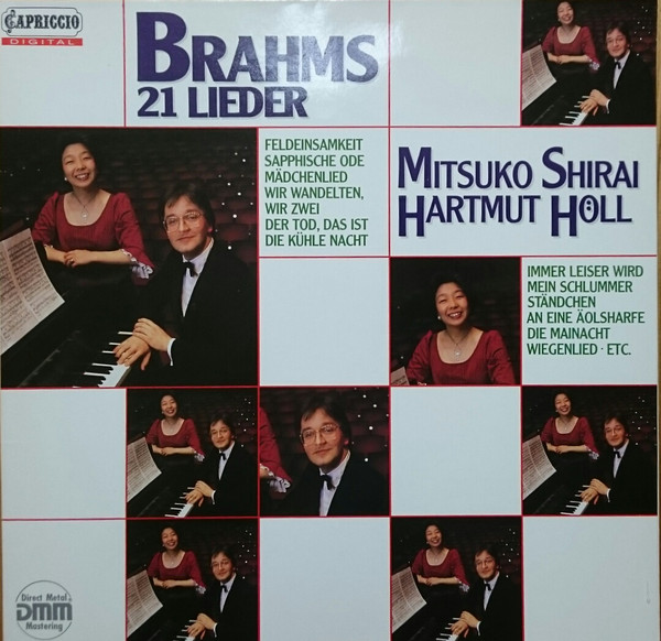 Johannes Brahms, Mitsuko Shirai, Hartmut Holl '21 Lieder' LP/1987/Classical/Germany/Nm Johannes Brahms, Mitsuko Shirai, Hartmut Holl '21 Lieder' LP/1987/Classical/Germany/Nm