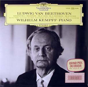 Ludwig Van Beethoven, Wilhelm Kempff  Sonaten Nr. 21, Nr. 25, Nr. 15  LP/1967/Classical/Germany/Nm