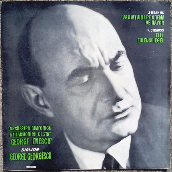 Johannes Brahms, Richard Strauss Varia?iuni Pe O Tema De Haydn LP/1965/Classical/Romania/Nm