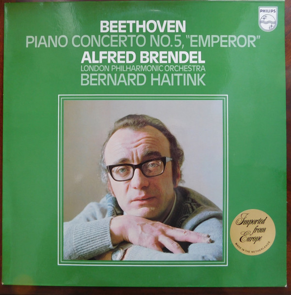 Ludwig van Beethoven, Alfred Brendel Piano Concerto No. 5 LP/1976/Classical/Holland/Nm