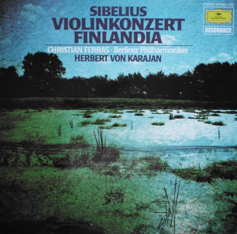 Jean Sibelius, Herbert von Karajan Violinkonzert - Finlandia LP/1984/Classical/Germany/Nm
