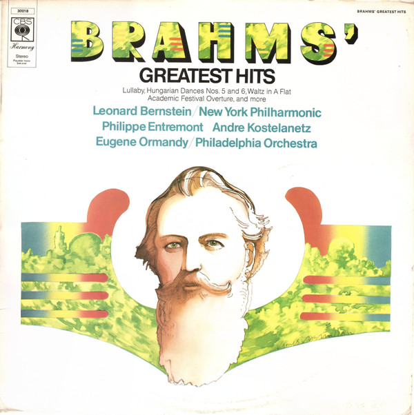 Johannes Brahms, Leonard Bernstein Brahms Greatest Hits LP/1986/Classical/Holland/Nm
