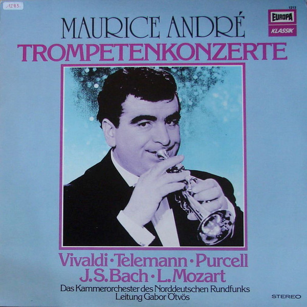 Maurice Andre, Antonio Vivaldi, Henry Purcell Trompeten Konzerte LP/1980/Classical/Germany/Nm