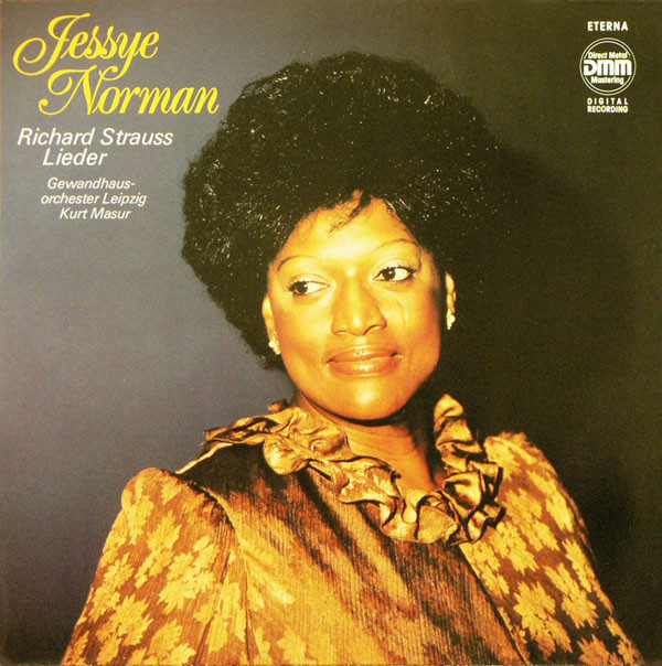 Jessye Norman, Kurt Masur Richard Strauss Lieder LP/1984/Classical/Germany/Nm