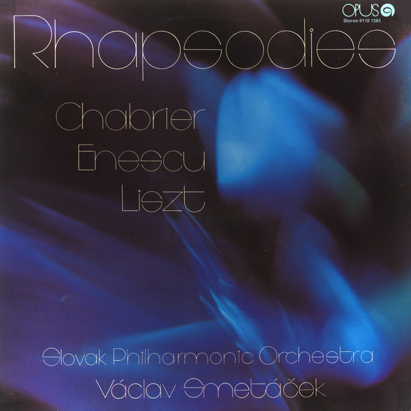 Emmanuel Chabrier, George Enescu Rhapsodies LP/1989/Classic/Czech/Nm