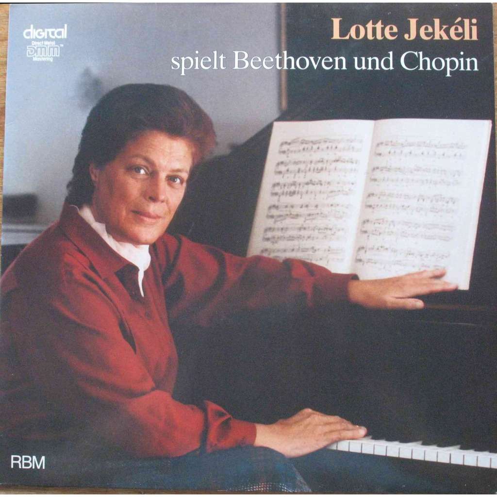 Lotte Jekeli Spielt Ludwig van Beethoven Und Frederic Chopin LP/1986/Classical/Germany/Nm