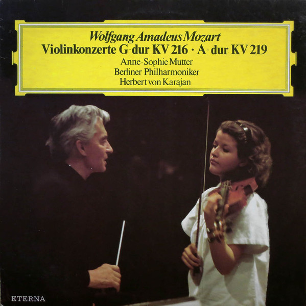Wolfgang Amadeus Mozart, Herbert von Karajan Violinkonzerte LP/1982/Classical/Germany/Nm