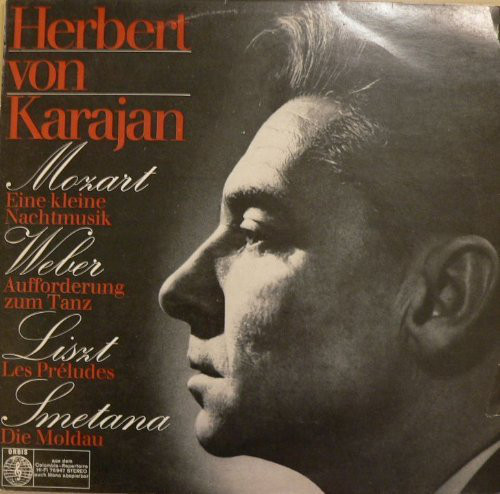 Herbert von Karajan Mozart Weber Liszt Smetana LP/1980/Classical/Germany/Nm