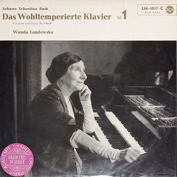 Johann Sebastian Bach, Wanda Landowska The Well-Tempered Clavier Book 1 LP/1978/Classic/Germany/Nm