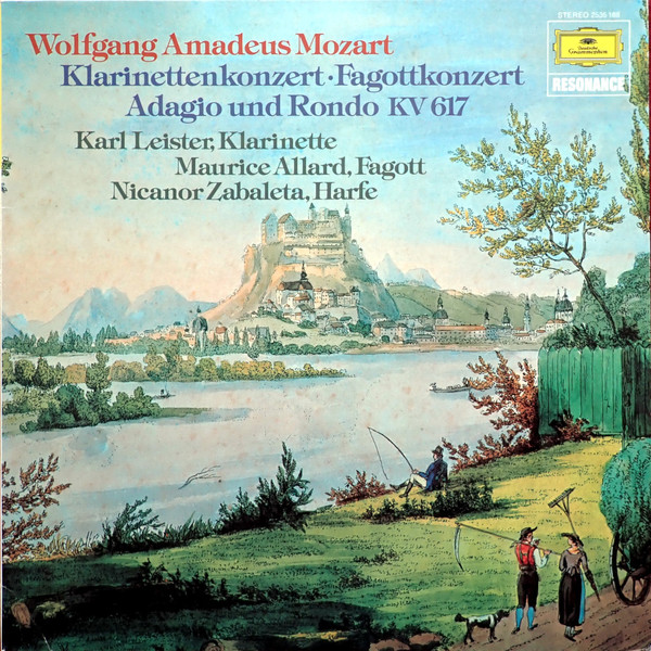 Wolfgang Amadeus Mozart, Karl Leister Klarinettenkonzert LP/1976/Classical/Germany/Nm
