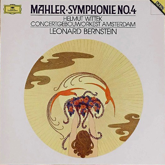 Gustav Mahler, Leonard Bernstein, Helmut Wittek Symphonie No. 4 LP/Classical/Germany/Nm