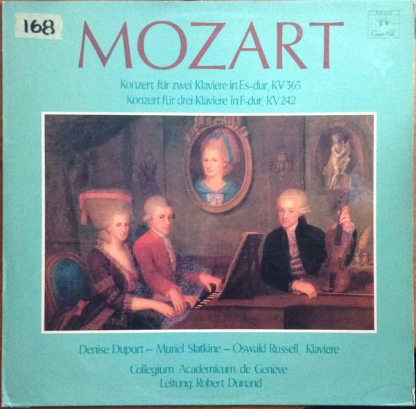 Wolfgang Amadeus Mozart, Denise Duport Konzert Fur Klaviere LP/1978/Classical/UK/Nm